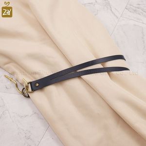 Faux Leather Tie Backs Durable Drapery Holder Decorative Straps With Metal Hook for <b>Curtain</b> Accessories - Product Image 2