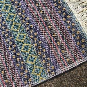 Alfombra de oración religiosa YASEEN de seda helada tradicional, 30x38cm, lavable con base antideslizante, venta al por mayor. - Product Image 3