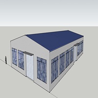 Construcción prefabricada Materiales metálicos industriales Hangar Cobertizo Almacén Taller Planta Estructura de acero Edificio