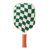 Pala de Pickleball Aprobada por la USAPA con Núcleo de Panal y Diseño de Tablero de Ajedrez para Adultos