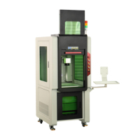 Machine de marquage laser MOPA M7 60W 100W 200W 300W JPT avec extraction de fumée supplémentaire, rotatif, pince, autofocus
