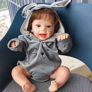 Kit de Muñeca Reborn de Silicona, con Piel Realista, Miniatura, con Lágrimas, para Operaciones Colombianas, Bebé Grande - Product Image 3