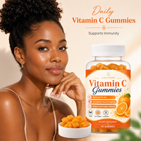 LAMARINE OEM Gummies à la vitamine C biologique 1500 mg, bonbons pour améliorer l'immunité, pour les cheveux, la peau et les ongles