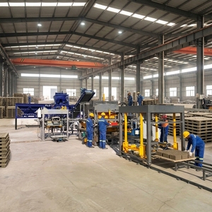 Macchina per Blocchi di Cemento Cavi QT6-15 con Pressa Idraulica, Attrezzatura Economica per Produzione di Mattoni, Controllo Centralizzato - Product Image 2