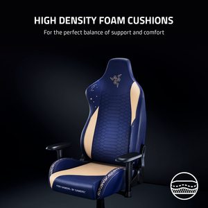 Original <span class=keywords><strong>Razer</strong></span> <span class=keywords><strong>Iskur</strong></span> azul Beige giratorio elevador moldeado espuma Gaming Silla de cuero de lujo dibujos animados ergonómico Gaming sillas Cadeira - Product Image 2