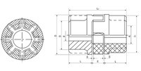 Vente directe usine – Accouplement flexible à mâchoires de type étoile Rotex XL en acier de haute qualité, élastique, OEM