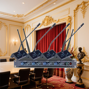 <span class=keywords><strong>ไม</strong></span>โครโฟนไร้สายปรับความถี่ได้1-4สำหรับการโฮสต์และประสิทธิภาพการทำงาน<span class=keywords><strong>ไม</strong></span>โครโฟนคอห่าน - Product Image 5