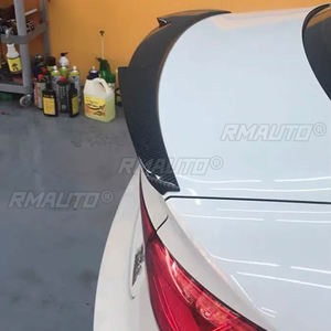 Aileron de coffre arrière pour Audi A3 Berline S3 8V 2014 2015 2016 2017 2018 2019 2020, lèvre de spoiler, aileron de toit arrière de voiture, séparateur d'aileron - Product Image 4