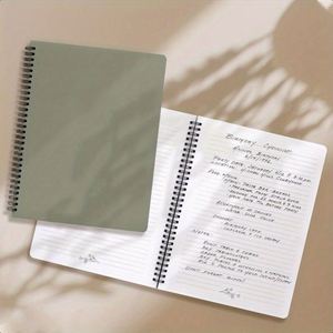 Perfect Supplies Lined Pages <b>Cute</b> College Ruled 9x6 Inch Hardcover Paper Cover Spiral <b>Notebook</b> 50 Sheets Customizable Pages - Product Image 2