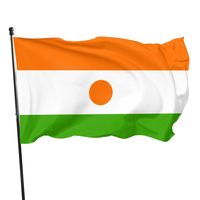 Gahumi Afrique Pays Drapeaux Décoration 3x5ft Polyester Personnalisé Drapeau Niger