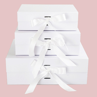 Prezzo all'ingrosso di fascia alta bianco magnetico regalo rigido carta pieghevole cartone imballaggio impermeabile caratteristica