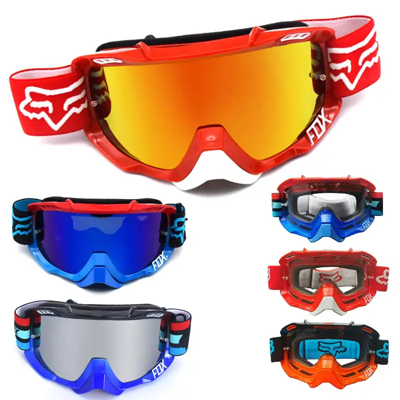 Custom High Quality New Style Sports Outdoor Motocross Goggles Anti-UV Windproof Glasses Fox Motorcycle Goggles