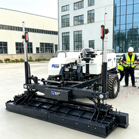 Équipement mobile de nivellement laser pour béton avec panneau de commande simple pour les travaux de construction de pavés en béton pour les écoles et les stades
