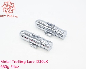 Señuelo de Pesca Metálico SXY FISHING D30LX, Cabeza de Cobre Cromada, Señuelo de Pesca con Cabeza de Metal, Hélice de Metal, Cabeza de Avión - Product Image 2