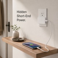 Adaptateur secteur USB-C GaN 30W pour ordinateur portable I15 et pour la série, charge rapide, double ports, chargeur mural portable avec protection OTP