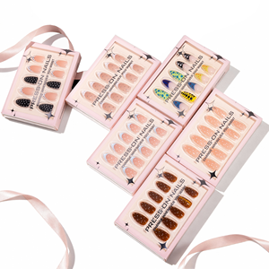 <span class=keywords><strong>Ongles</strong></span> pressés en acrylique à pois, <span class=keywords><strong>ongles</strong></span> artificiels œil de chat, <span class=keywords><strong>ongles</strong></span> pressés de haute qualité, vente en gros, <span class=keywords><strong>ongles</strong></span> artificiels OEM, amande - Product Image 2