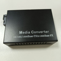 Convertisseur de média monomode FTTH 10/100/1000M SFP 1310/1550nm 20km SC Équipement de fibre optique