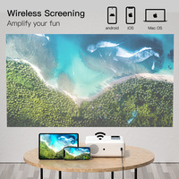 Vente en gros de projecteurs de cinéma maison Rigal/RD-881 1080 Android à montage au plafond avec haut-parleurs stéréo HiFi intégrés, 280 lumens, WiFi