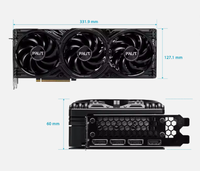 Kartu Grafis Baru Palit GeForce RTX 5080 GamingPro 16G GDDR7 RTX5080 GPU PCI Express Fan untuk Workstation.