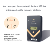 Auccdata Tracker et enregistreur de données Usb 4G Température Humidité Chaîne du froid IP65 Enregistreur de données de transport Enregistreur