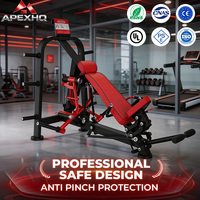 APEXHQ Machine à exercices Super Pec Deck Fly à charge libre, robuste, pour entraînement de force, équipement de salle de sport professionnel