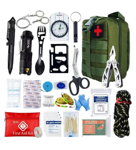 Mochila de Kit de Supervivencia Completo para 72 Horas, Equipada con Gas para Camping Portátil, Kit de Primeros Auxilios Táctico de Supervivencia, Radio y Tijeras - Product Image 2