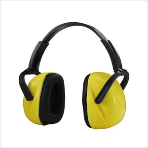 CE EN 352 Logo personnalisé Construction de réduction du bruit cache-oreilles pliable rouge insonorisé HDPE cache-oreilles pliable pour industriel - Product Image 5