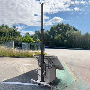 Torre de Vigilancia Solar Móvil Portátil con Sistema Solar de Respaldo Fuera de la Red de 4.8kWh, 2x200AH, 4G, Impermeable IP65 - Product Image 4