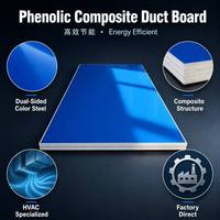 Panneau de ventilation en mousse phénolique à double couleur avec face en acier, taille personnalisée 1,2m*3m