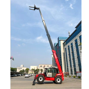 Empilhadeira Diesel Telescópica 4000kg 4-Wheel Drive 7m 14m 18m Altura de elevação Empilhadeira Telescópica Com Cabine - Product Image 4