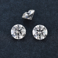 Moissanite synthétique SICGEM, taille ronde brillante, en vrac, de 3 mm à 18 mm, couleur D, clarté VVS1