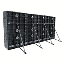 Système de coffrage modulaire en plastique de qualité supérieure pour murs en béton et dalles de construction, longue durée de vie