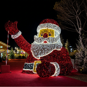 Fabricante de Luces LED con Motivo de Santa Claus al por Mayor, Proveedor de Iluminación Navideña para Exteriores de China - Product Image 1