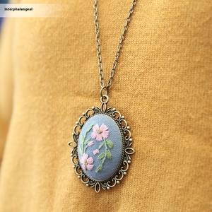 Jin Hao bordado hecho a mano DIY Material para mujer suéter antiguo cadena tela flor Lu bordado Kits tela textil artesanías - Product Image 4