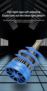 A80 Super Bright 13000lm 120W Systèmes d'éclairage automobile H1 H4 H7 H11 9005 Led Ampoules de phares de voiture H13 9004 HB4 Kit de phares à LED - Product Image 2