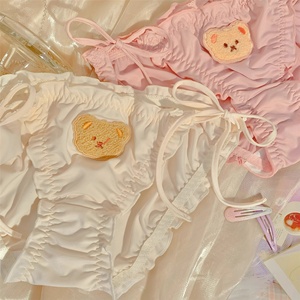 Culottes pour femmes Nouveauté 2025, en dentelle Pure Desire, d'été, avec lanières ODM, <span class=keywords><strong>sexy</strong></span>, respirantes, anti-transparence, tendance, style triangle doux - Product Image 2