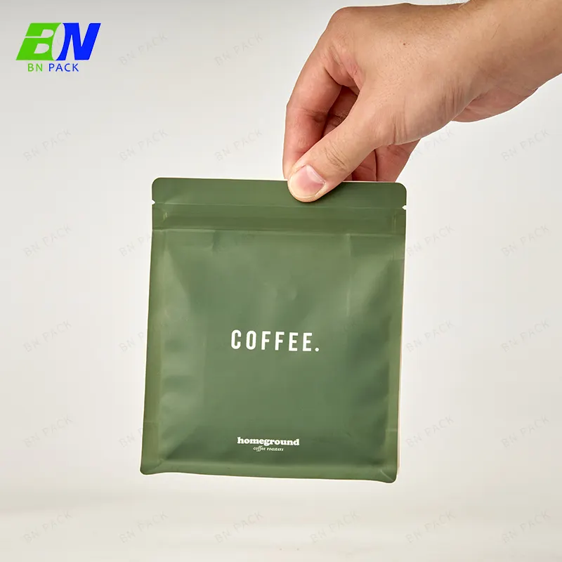 Mono Material PE Recycling PCR Recyceltes Material Kaffee Verpackung Lebensmittel beutel Beutel mit Tasche
