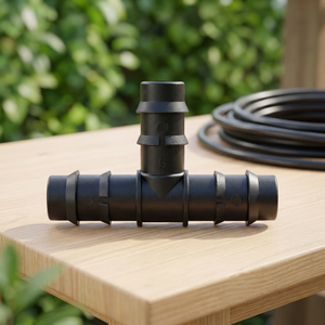 Raccordo a T semplice per tubi di irrigazione a goccia Ø 16 mm. Confezione da 100 Pezzi - Product Image 2