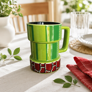 แก้วกาแฟลายการ์ตูนซูเปอร์มาริโอแบบพิกเซล 3 มิติ - Product Image 3