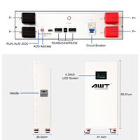 Batterie de stockage d'énergie solaire domestique 51,2 V 314 Ah 16 kWh avec disjoncteur 250 A et kit de câbles gratuit – Stock UE