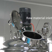 Machine de production de shampooing à la vapeur Crème cosmétique Savon liquide Chauffage Mélange Homogénéisateur Mélangeur émulsifiant Équipement de réservoir de mélange
