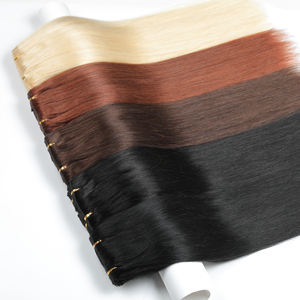 Extensioni per <span class=keywords><strong>capelli</strong></span> a clip senza cuciture, <span class=keywords><strong>7</strong></span> pezzi, 120g, <span class=keywords><strong>colore</strong></span> biondo, 100% <span class=keywords><strong>capelli</strong></span> cinesi, grado 10A 12A, pronte per la spedizione, a doppia tessitura. - Product Image 6