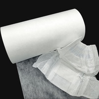 Hochwertiges Baumwoll gefühl Rohmaterial aus Baby windel und Damen binden Kern bedeckung Hydrophiler SSS/SMS-Vliesstoff