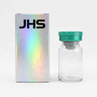 Boîte de peptides en verre personnalisée avec logo, étanche, portable, pour petits volumes, idéale comme cadeau, pour flacons de peptides
