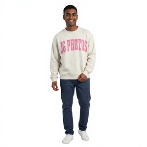 JG PHOTOS ASH GREY Sweat à capuche pour homme 100% coton avec broderie appliquée rose, style hiver, streetwear vintage, fermeture éclair, coupe classique - Product Image 1