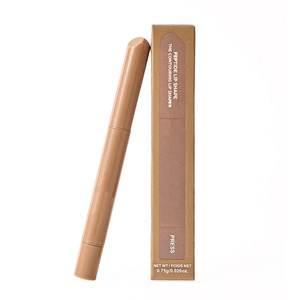 Crayon à lèvres minéral végétalien brun foncé, lisse, waterproof, avec protection solaire, longue tenue, marque privée - Product Image 3