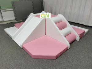 Tùy Chỉnh Trẻ Em Bọt Mềm Chơi Gói Thiết Lập Thiết Bị Sân Chơi Trong Nhà Ngoài Trời Macaron Màu Sắc Mềm Chơi - Product Image 4