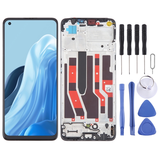 For OPPO F21 Pro Original AMOLED LCD Screen with Digitizer Full Assembly with Frame Replacement Repair Parts