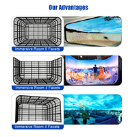Écran vidéo LED numérique immersif RX Hot pour affichage commercial intérieur, programmable, flexible, incurvé, géant, personnalisé