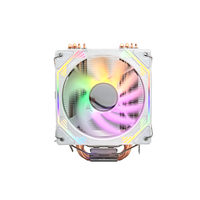 Haute Performance RGB CPU Cooler Heat Pipe DC12V 4-Pin Low Noise Blade Cooling Fan 4 Copper Pipe PC Processor Heatsink Fans